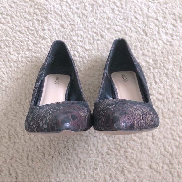 ALDO Sateen Floral Print Pointed-Toe Stiletto Pumps - Picture 10 of 13